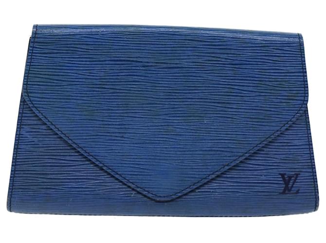 Louis Vuitton Art déco Blue Leather  ref.1377230