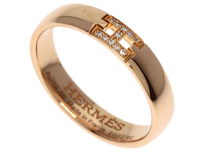 Ring Hermès Héraklès Golden Roségold  ref.1377252