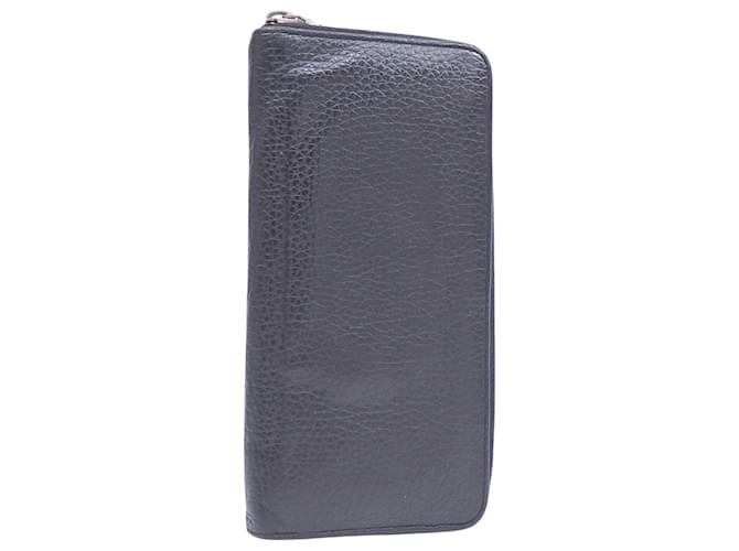 Louis Vuitton Zippy Wallet Vertical Black Leather  ref.1377255