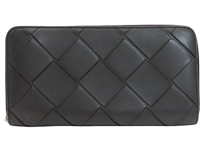 Bottega Veneta Intrecciato Negro Cuero  ref.1377258