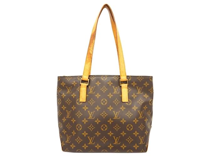 Louis Vuitton Cabas Piano Brown Cloth  ref.1377312