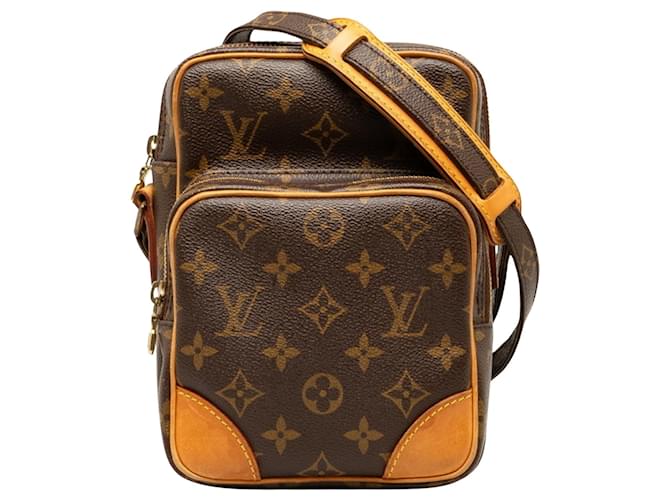 Louis Vuitton Amazon Marrom Lona  ref.1377315