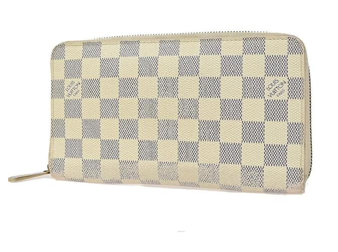 Louis Vuitton Portefeuille zippy White Cloth  ref.1377317