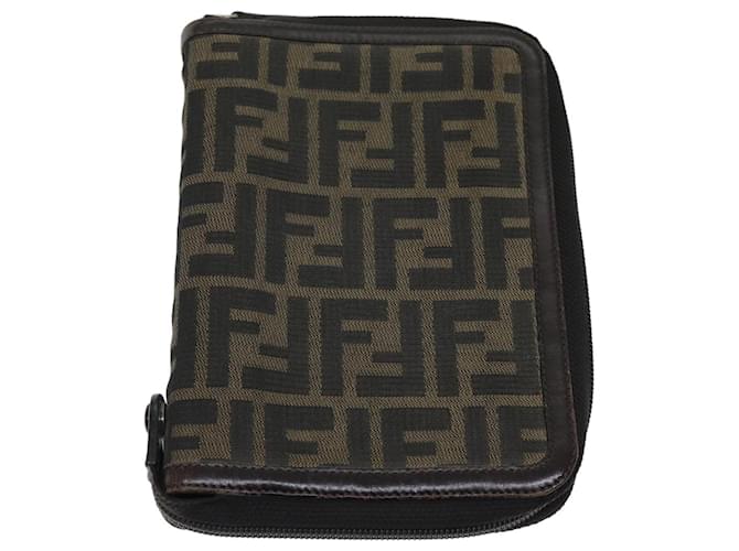 Fendi Zucca Marrone Tela  ref.1377348