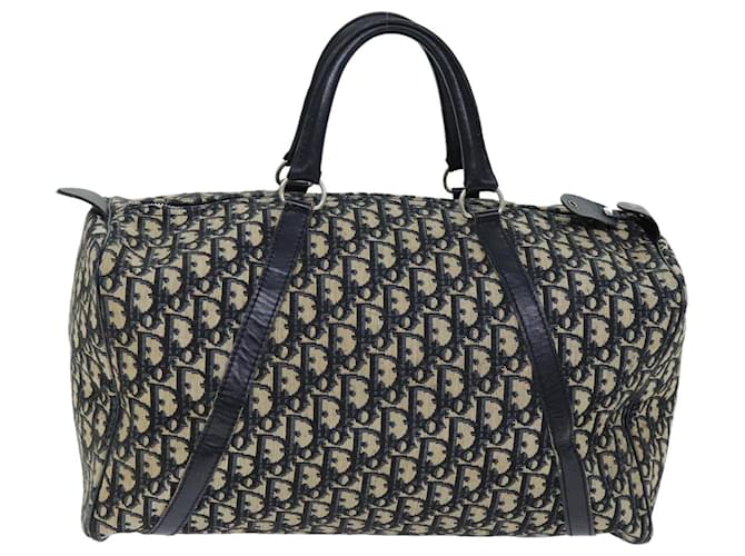 Dior Trotter Toile Bleu Marine  ref.1377378