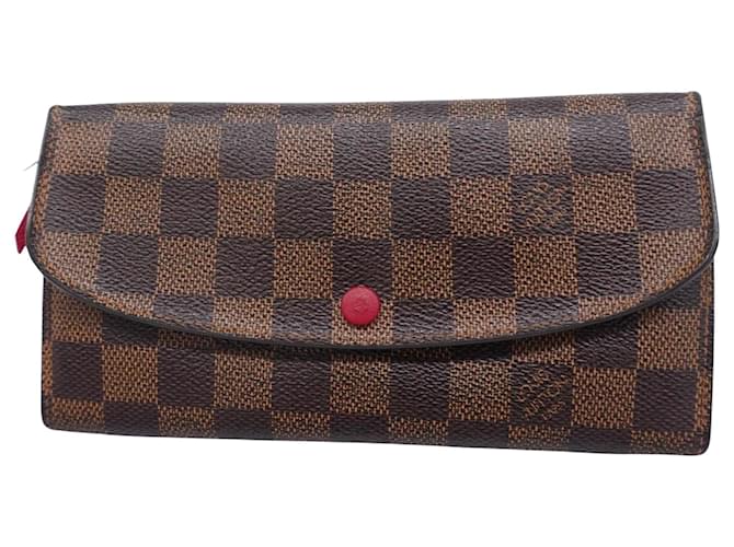 Louis Vuitton Emilie Marrom Lona  ref.1377413