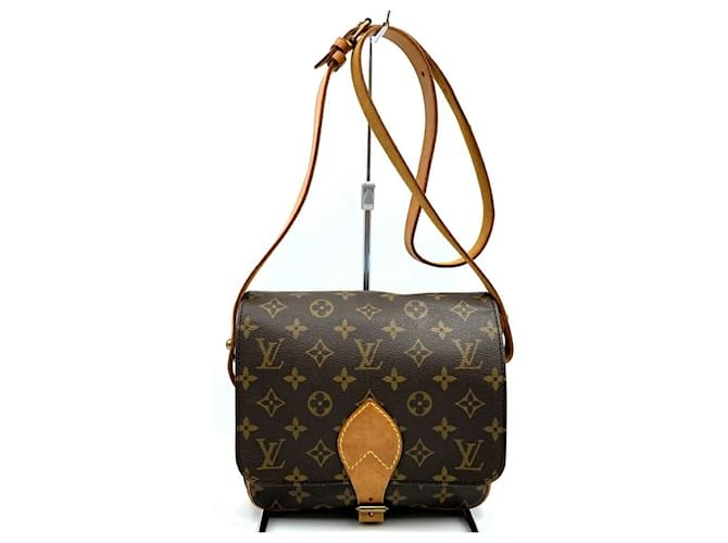 Cartouchiere Louis Vuitton Cartouchière Marrone Tela  ref.1377418