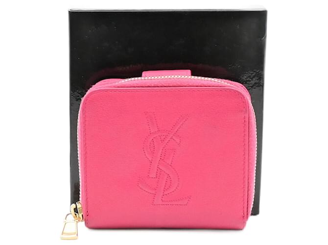 Yves Saint Laurent Pink Leather  ref.1377424