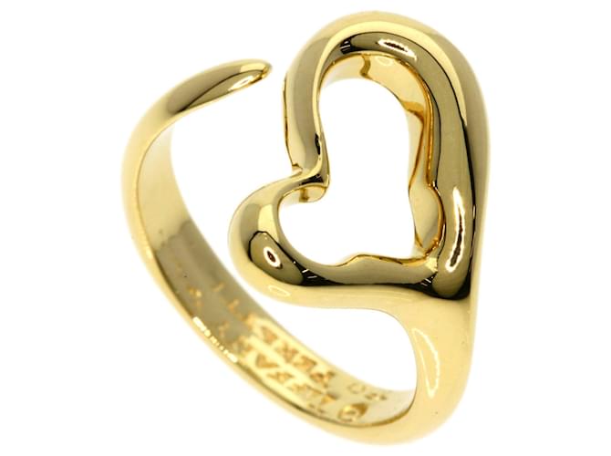 Tiffany & Co Open Heart Silvery Yellow gold  ref.1377459
