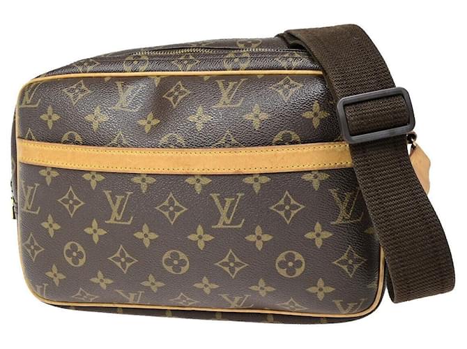 Louis Vuitton Reporter PM Toile Marron  ref.1377476