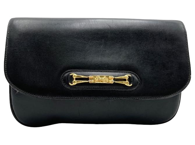 Céline Horse Carriage Cuir Noir  ref.1377478