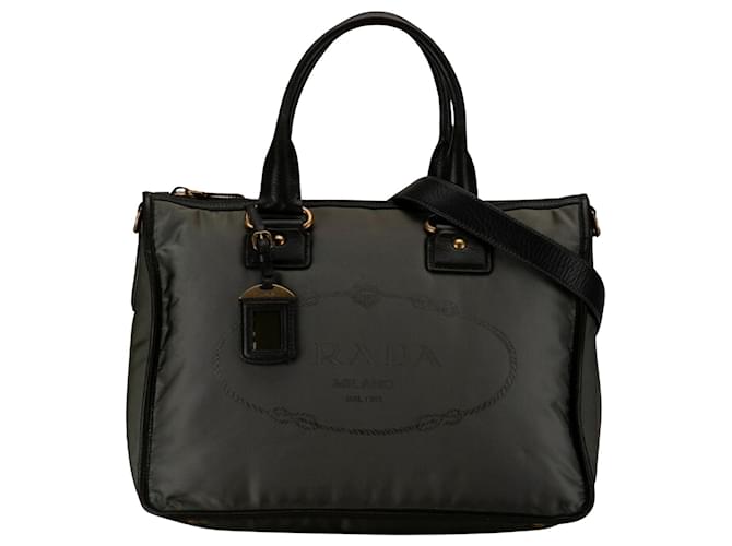 Prada Canapa Braun Synthetisch  ref.1377479