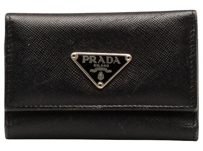 Prada Saffiano Black Leather  ref.1377526