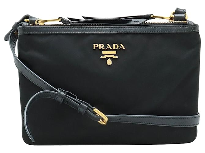 Prada Tessuto Negro Sintético  ref.1377548