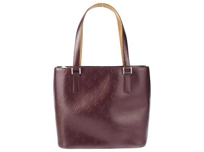 Louis Vuitton Stockton Purple Leather  ref.1377586