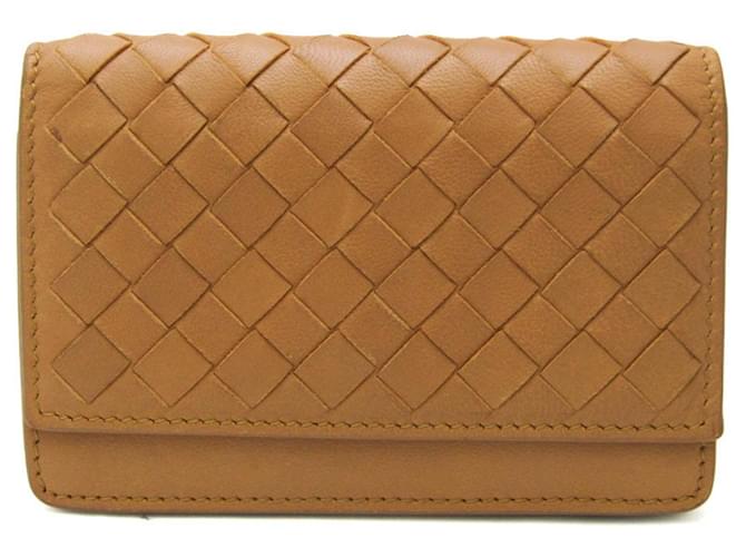 Bottega Veneta Intrecciato Cammello Pelle  ref.1377609