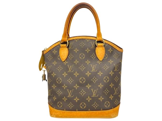 Louis Vuitton Lockit Marrone Tela  ref.1377641