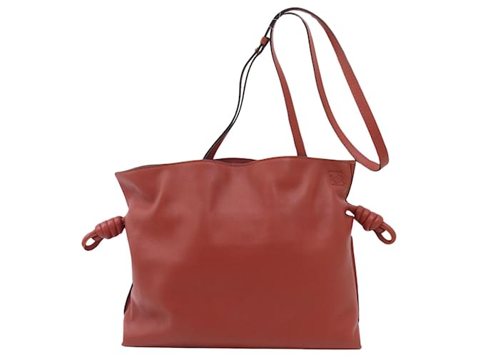 Loewe Flamenco Cuir Marron  ref.1377644