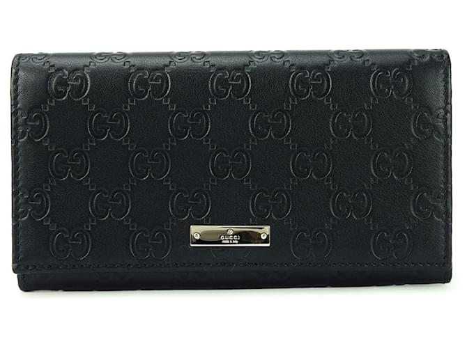 Gucci Guccissima Nero Pelle  ref.1377660