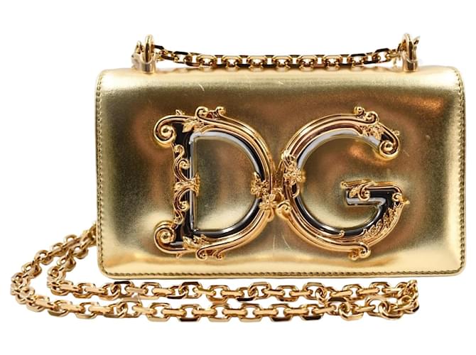 Dolce & Gabbana Handbags Gold hardware Leather  ref.1377719