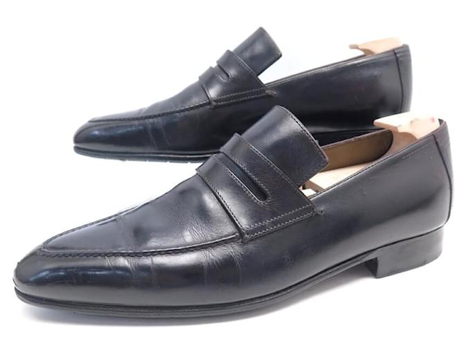 BERLUTI SCHUHE ANDY DEMESURE MOCCASINS 7 41 LEDERSCHUHE SCHUHE Schwarz  ref.1377738