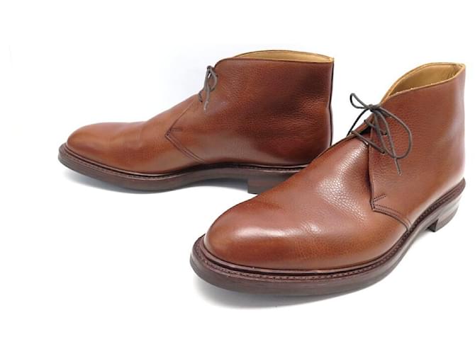 Autre Marque NEUF CHAUSSURES CROCKETT & JONES BOTTINES CHEPSTOW 8894 10.5 44.5 NEW SHOES Cuir Marron  ref.1377739