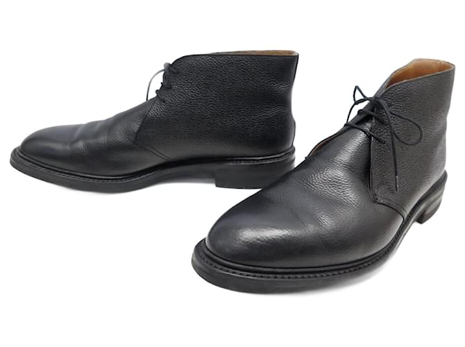 Autre Marque CHAUSSURES CROCKETT & JONES BOTTINES CHEPSTOW 10.5 44.5 8894 BOOTS SHOES Cuir Noir  ref.1377743