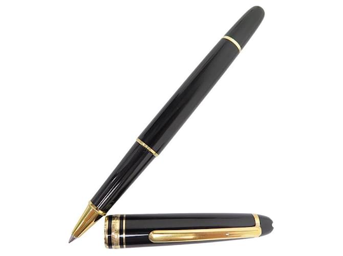 MONTBLANC PENNA MEISTERSTUCK CLASSIC ORO MB132457 PENNA ROLLER IN RESINA Nero  ref.1377817