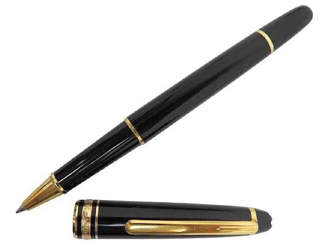 MONTBLANC MEISTERSTUCK CLASSIC GOLD PEN MB132457 RESIN ROLLERBALL PEN Black  ref.1377820