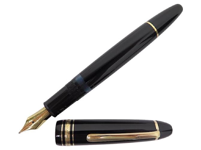 VINTAGE MONTBLANC MEISTERSTUCK FOUNTAIN PEN 146 PISTON RESIN FOUNTAIN PEN Black  ref.1377825