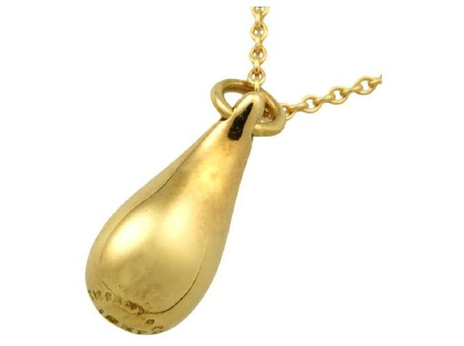 Tiffany & Co 18k Gold Teardrop Pendant Necklace Metal Necklace in Excellent condition  ref.1377875
