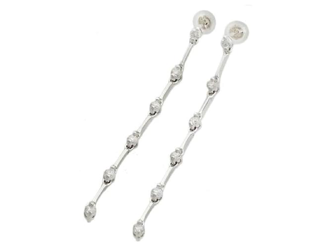 & Other Stories 18K Gold 6Boucles d'oreilles P Diamond Drop en excellent état Métal Argenté  ref.1377878