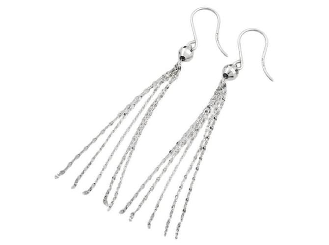 & Other Stories Platinum Dangle Hook Earrings in Great Condition Silvery Metal  ref.1377879