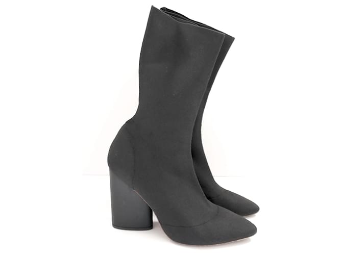 Yeezy Season 4 Sock Boots Black Cloth  ref.1377923