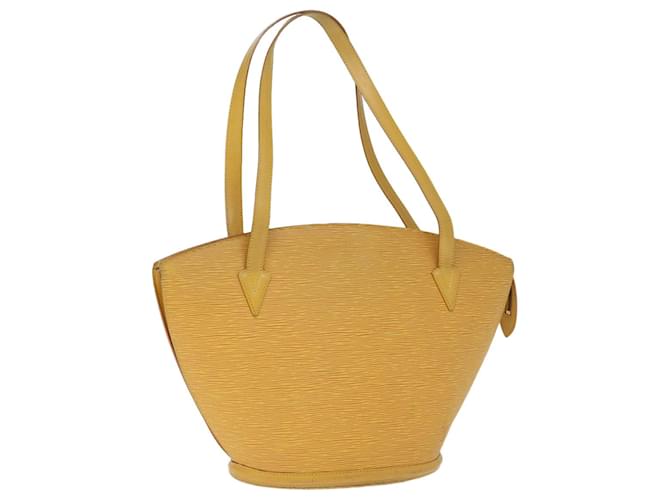 LOUIS VUITTON Epi Saint Jacques Shopping Shoulder Bag Yellow M52269 Auth yk12223 Leather  ref.1377939