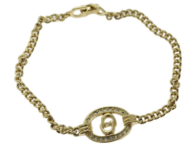 Bracciale Christian Dior Metallo Oro Auth am6231 D'oro  ref.1377960