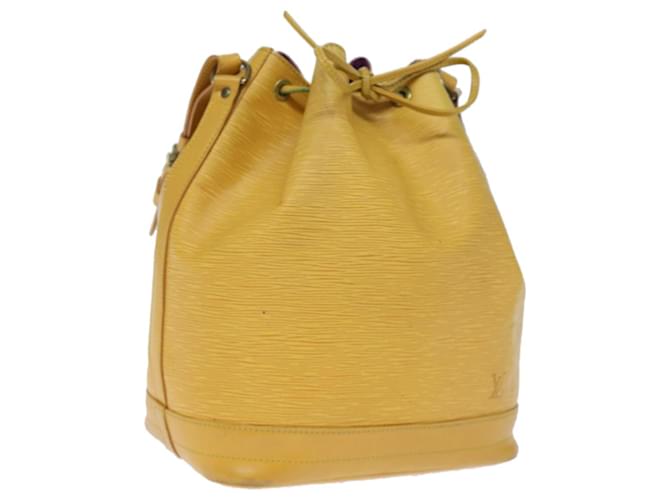 LOUIS VUITTON Epi Noe Sac à Bandoulière Tassili Jaune M44009 LV Auth ar11801B Cuir  ref.1377992