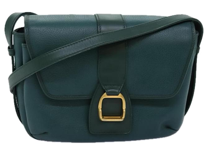 GUCCI Shoulder Bag Leather Green Auth ar11848  ref.1378029