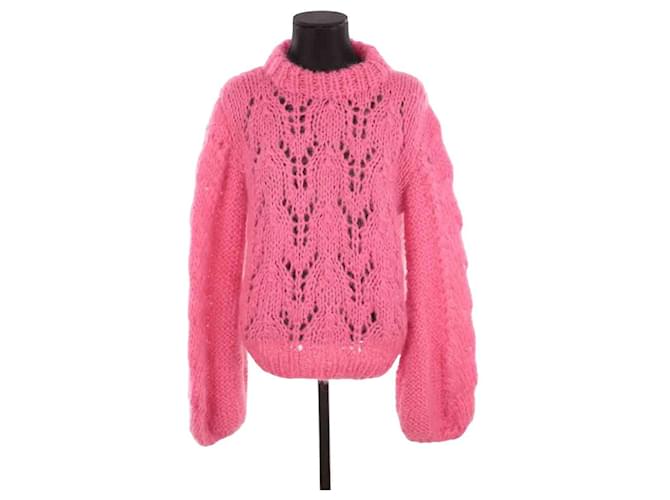 Ganni Maglione di lana Rosa  ref.1378070
