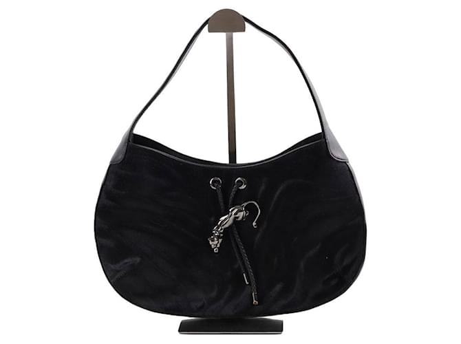 Cartier Leather shoulder handbag Black  ref.1378077