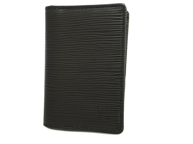 Louis Vuitton Organizer de poche Cuir Noir  ref.1378159