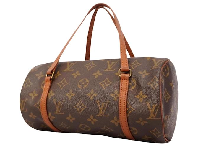 Louis Vuitton Papillon 26 Braun Leinwand  ref.1378248