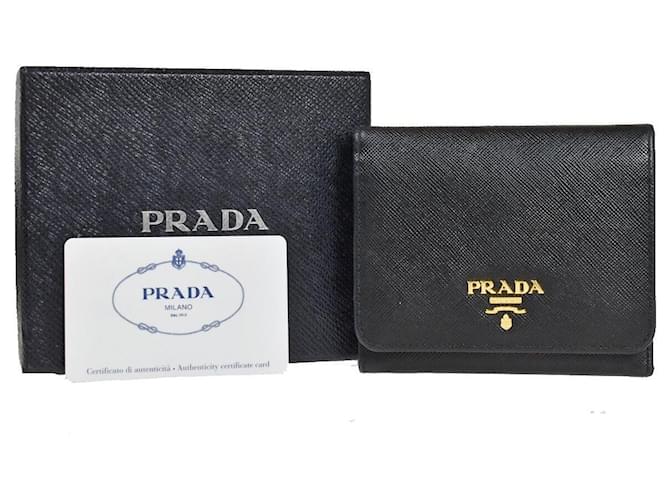 Prada Saffiano Black Leather  ref.1378311