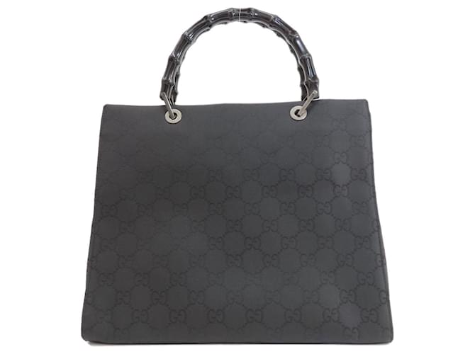 Gucci Bamboo Nero Pelliccia  ref.1378333