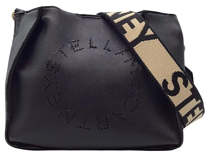 Stella Mc Cartney Stella McCartney Logo Stella Black Synthetic  ref.1378425