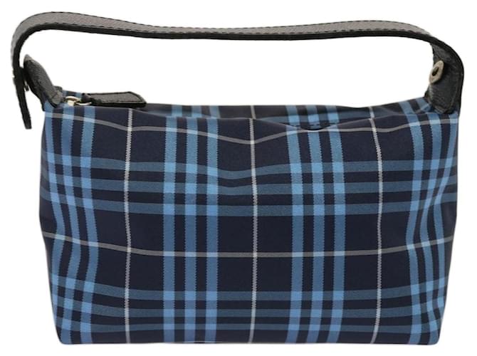 Burberry Nova Check Blue Synthetic  ref.1378466