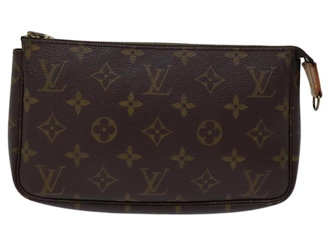 Louis Vuitton Pochette Accessoires Marrone Tela  ref.1378488