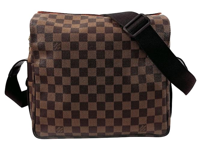 Louis Vuitton Naviglio Brown Cloth  ref.1378563