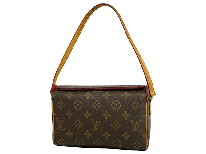 Louis Vuitton Récital Marrom Lona  ref.1378613