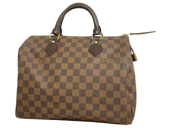 Louis Vuitton Speedy 30 Marrom Lona  ref.1378618